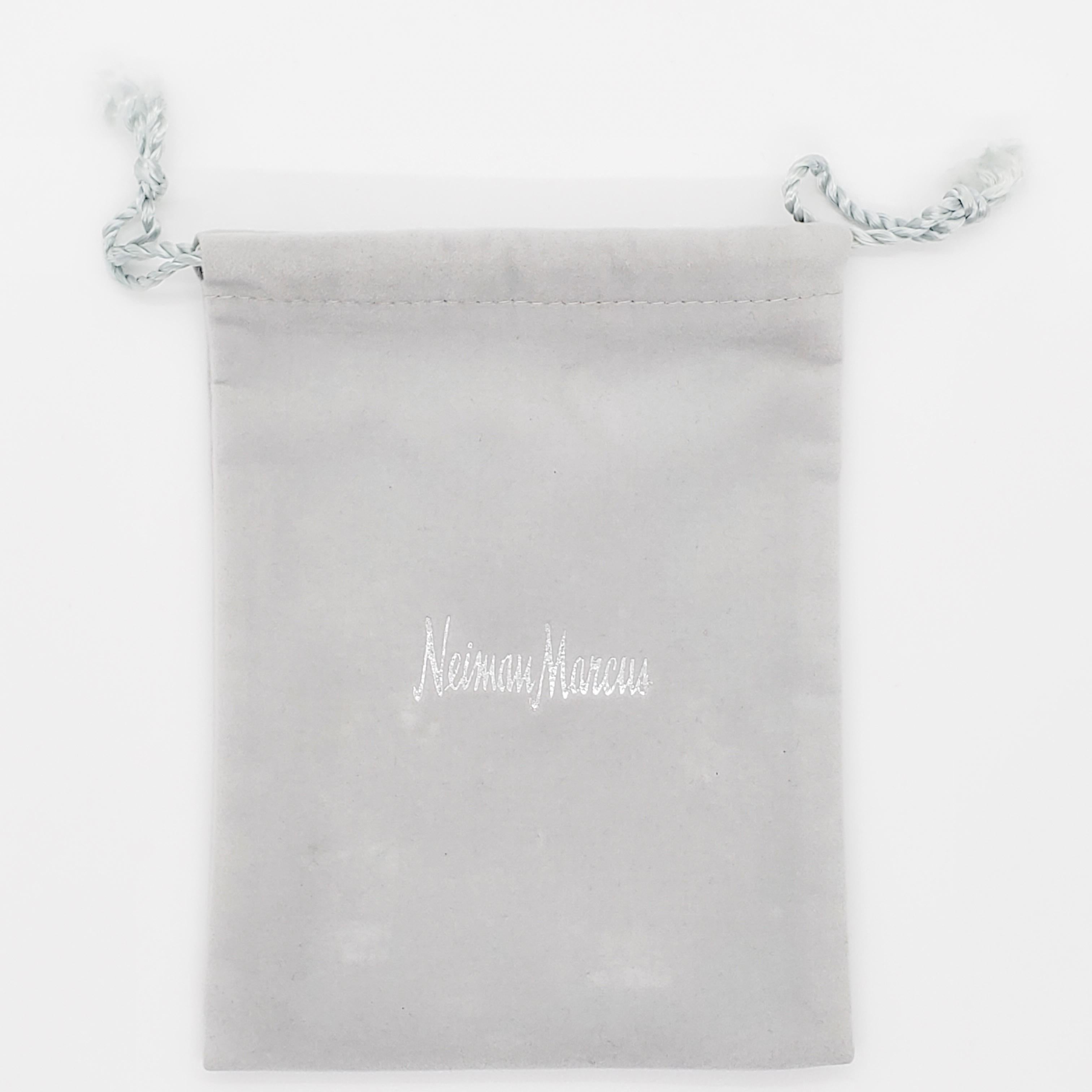 Round Cut Estate Neiman Marcus Necklace, Earrings, Bracelet, and Ring Set in 18 Karat