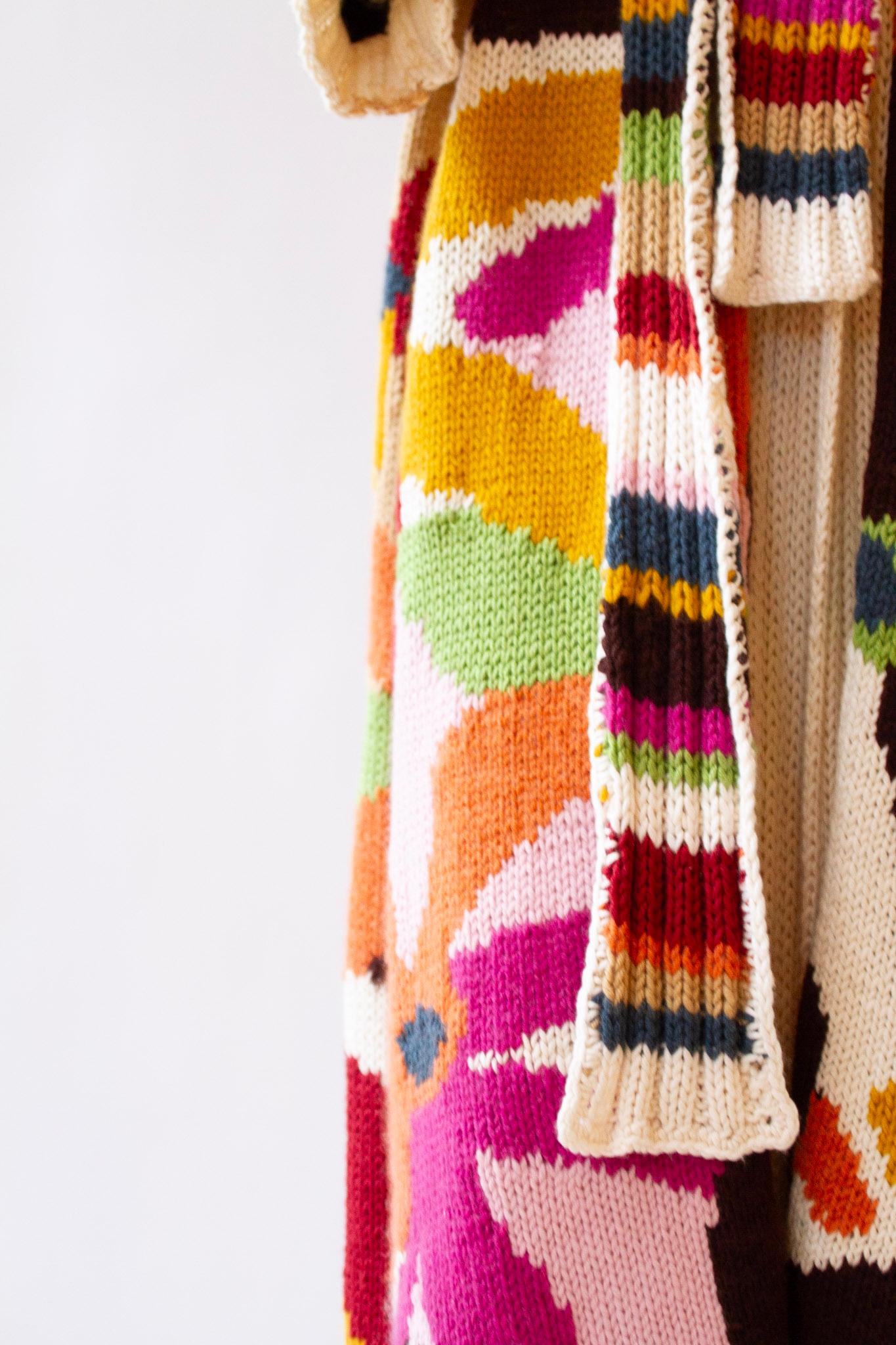 Women's or Men's Estate of Natalie Cole, Multi-Colored Knit Cardigan, Floor Length  For Sale