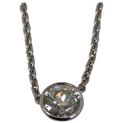 Estate Old European Cut Diamond Pendant