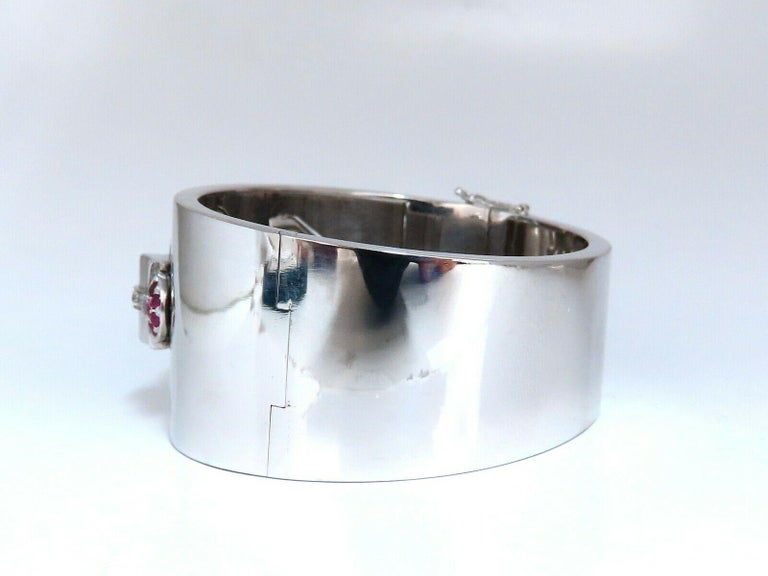 Estate Paul DitiSheim Natural Ruby Diamonds Bangle Watch Bracelet 14 ...
