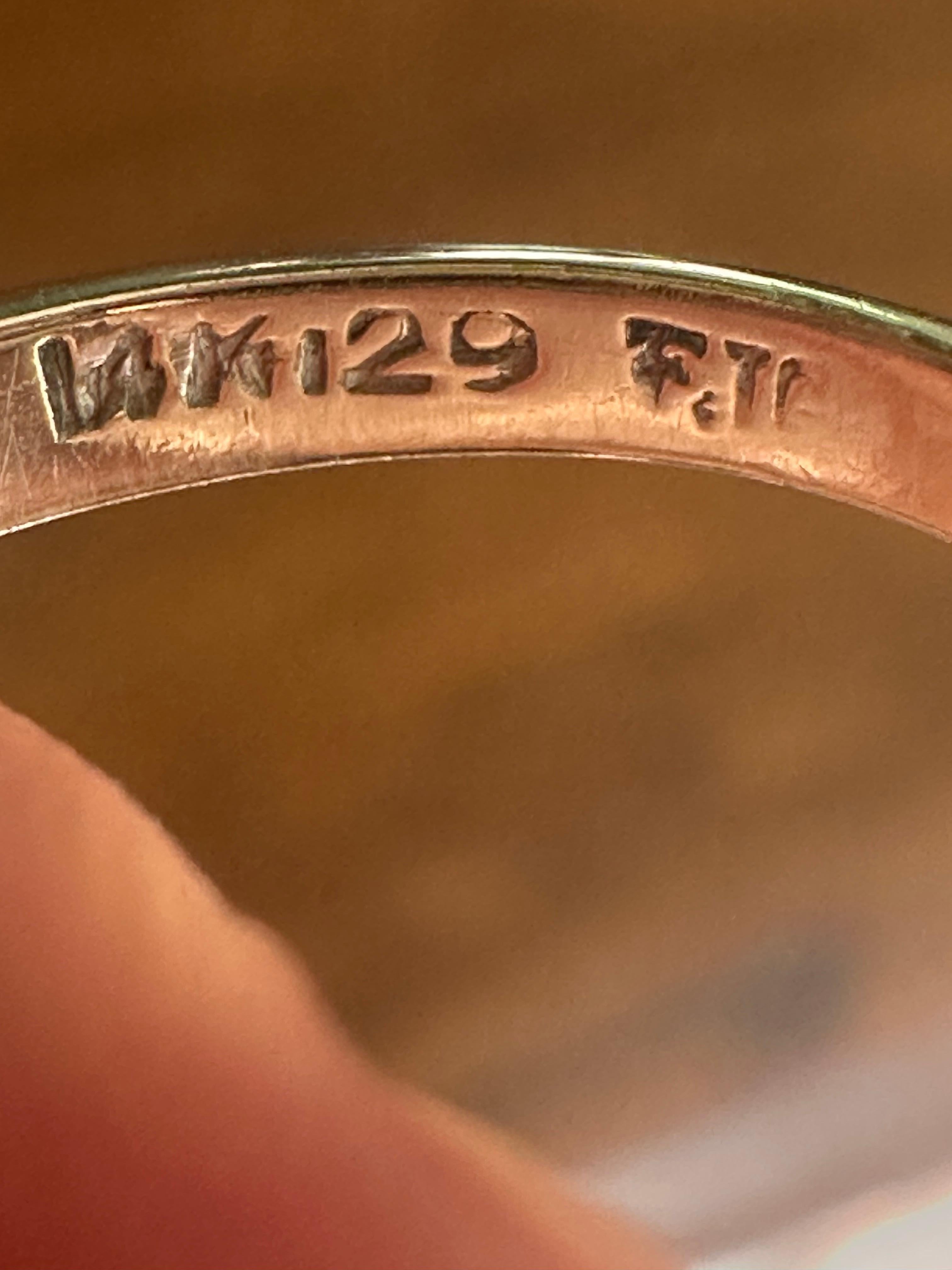 Bague à diamant pavé Estate en vente 3