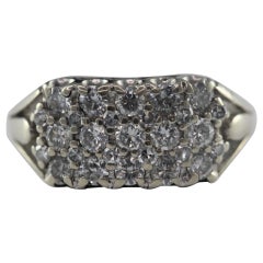 Bague à diamant pavé Estate