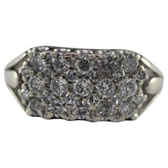 Bague à diamant pavé Estate