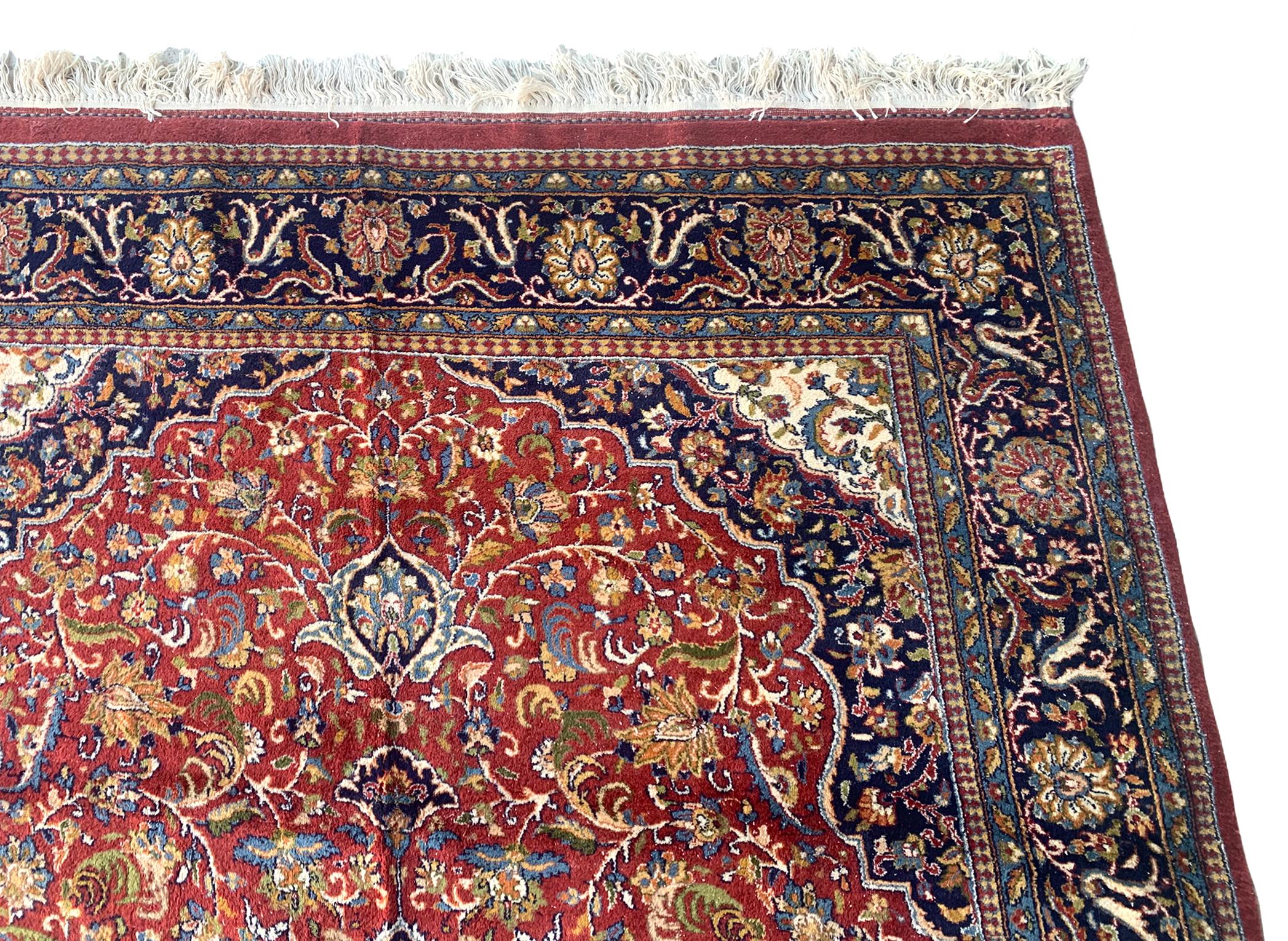 Nachlass Persischer Kashan (Handgeknüpft) im Angebot