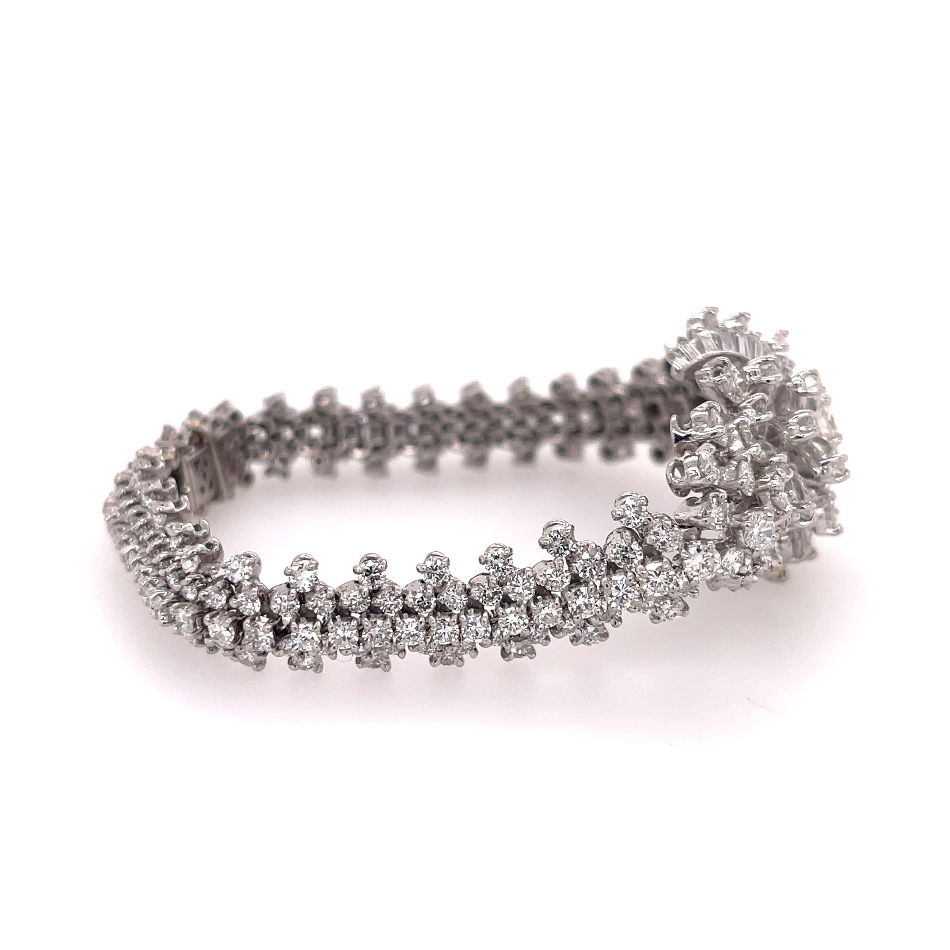 platinum and diamond bracelet