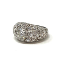Estate Platinum and Diamond Ring by Buccellati