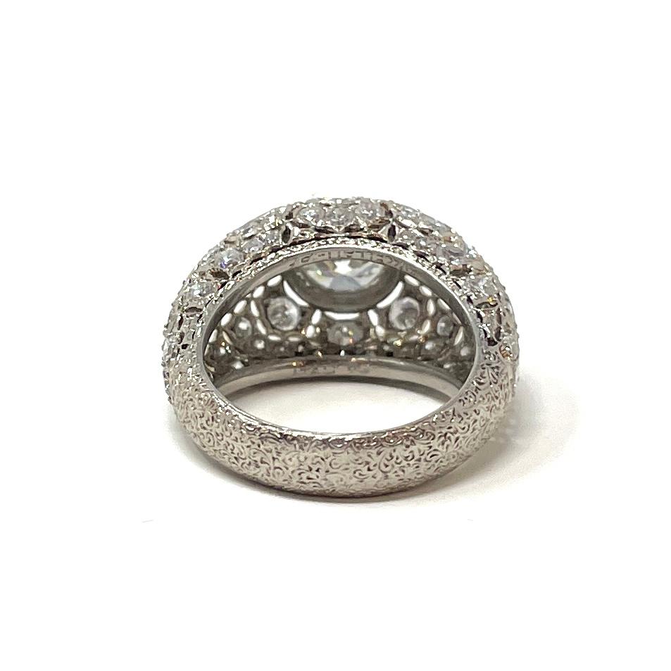 Anello Estate in platino e diamanti di Buccellati In condizioni buone in vendita a New Orleans, LA