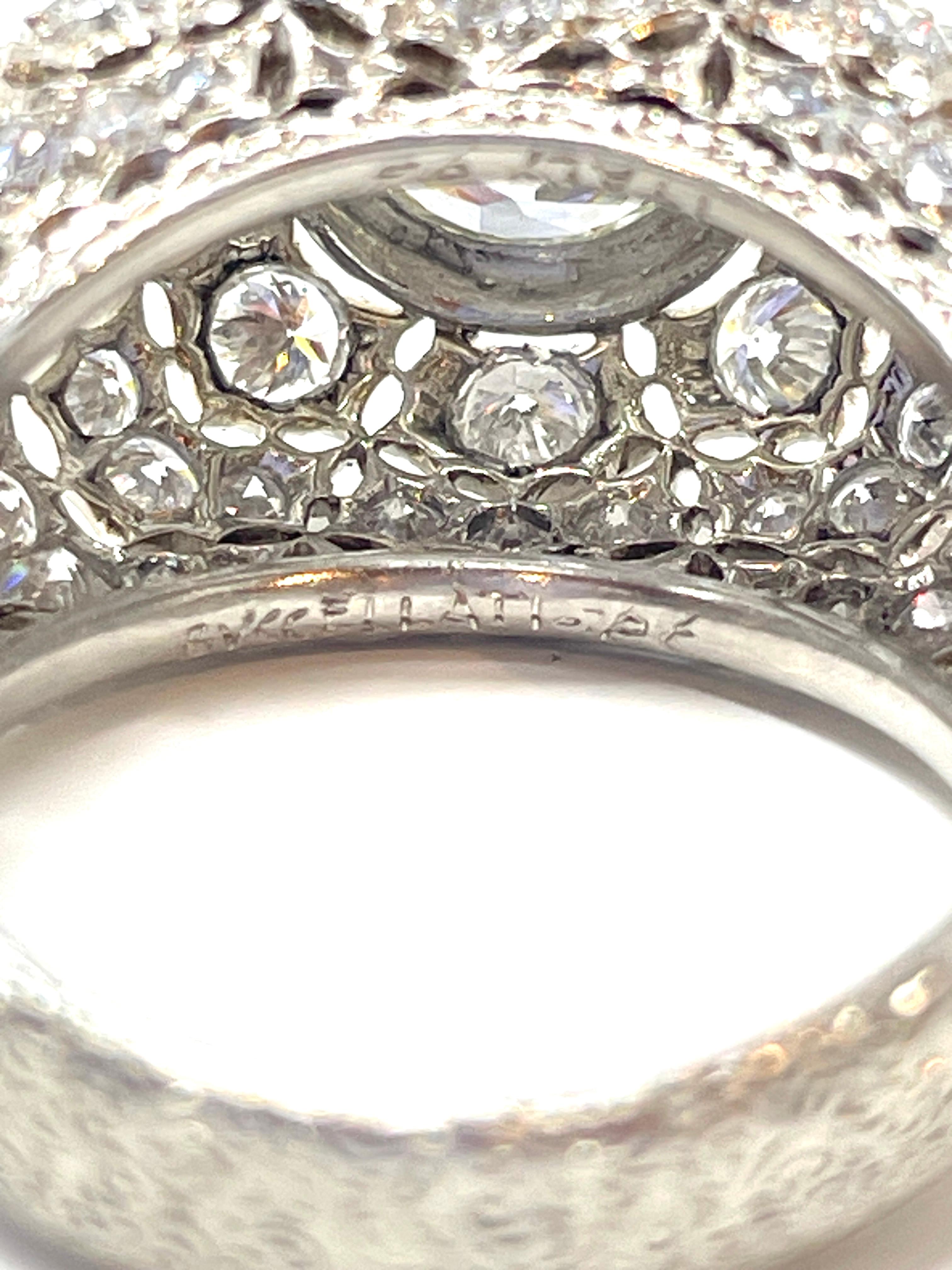 Anello Estate in platino e diamanti di Buccellati in vendita 2