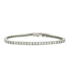 Estate Platin Art Deco Diamant Tennisarmband