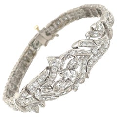 Estate Platinum Diamond Bracelet