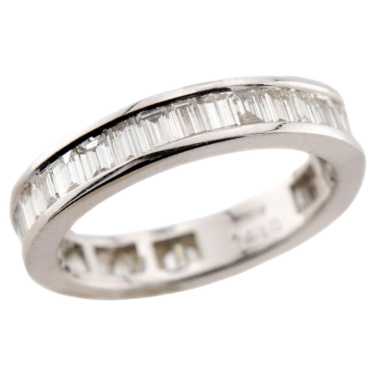 Estate Platinum Diamond Eternity Band