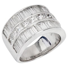 Estate Platinum Diamond Statement Ring