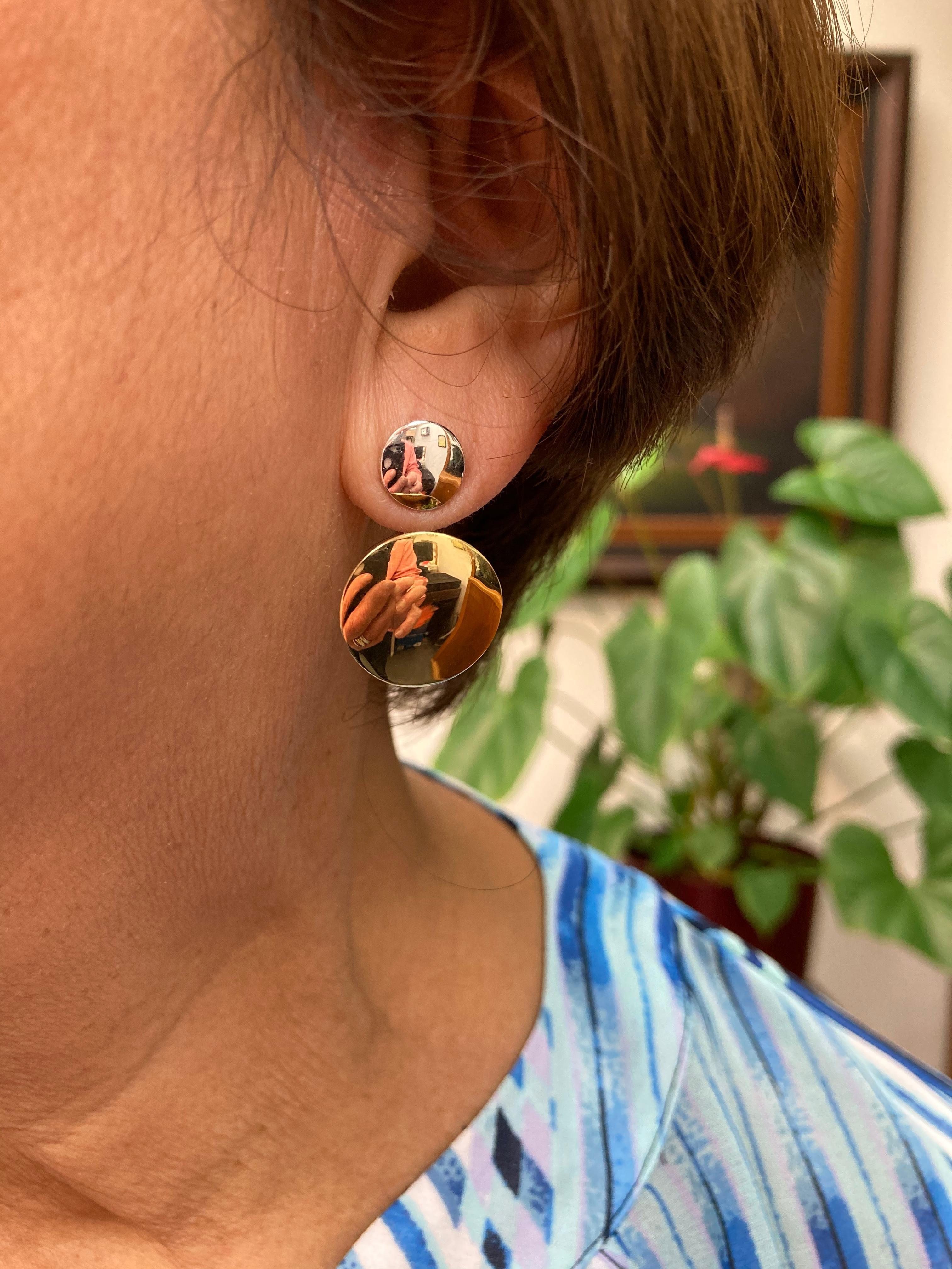 Women's Estate Ralph Lauren Two-Tone Gold Drop Earrings