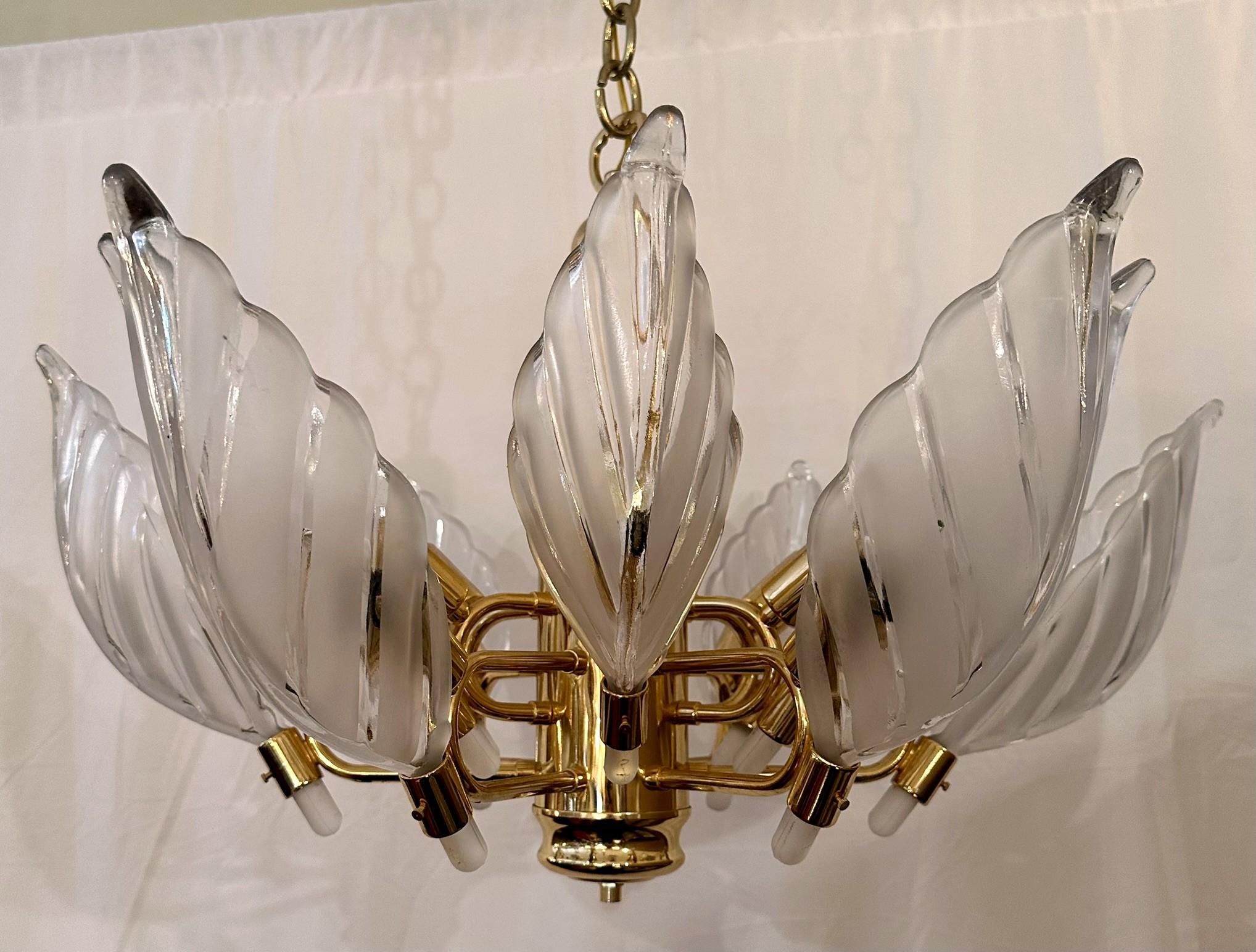 Vetro di Murano Apparecchio di illuminazione retrò in vetro di Murano. in vendita