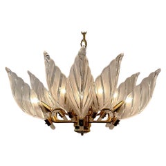 Estate Retro Italian Murano Glass Light Fixture.