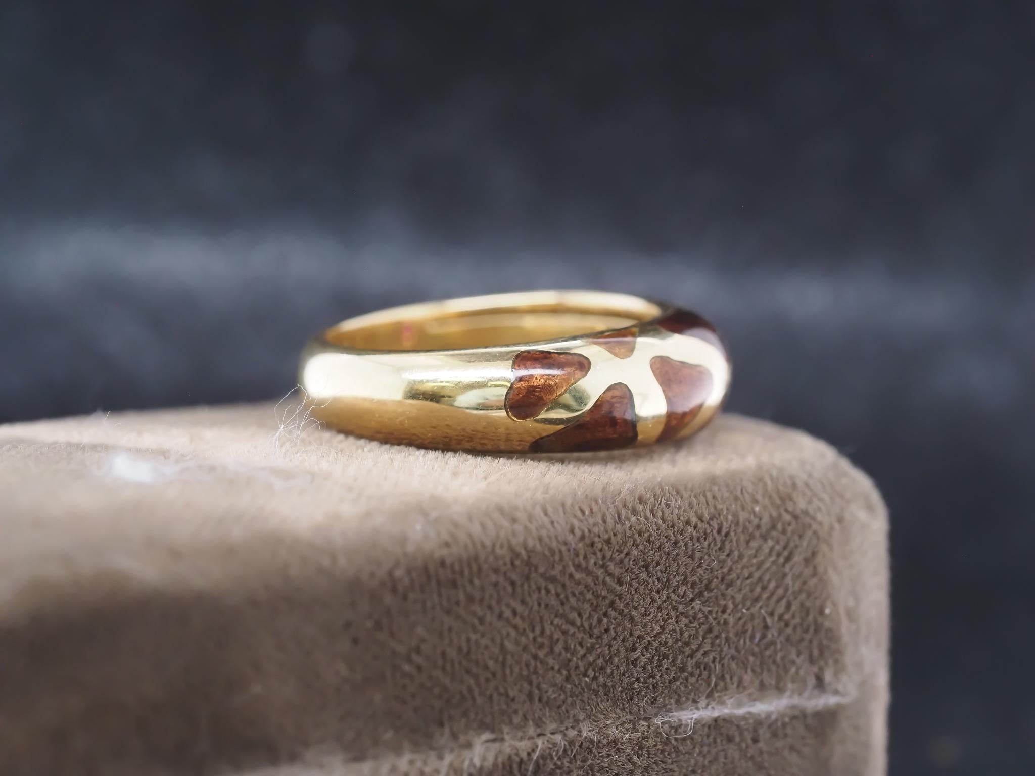 Nachlass Roberto Coin 18K Gelbgold Giraffenring Größe 8,75 - VHK#988 Damen im Angebot