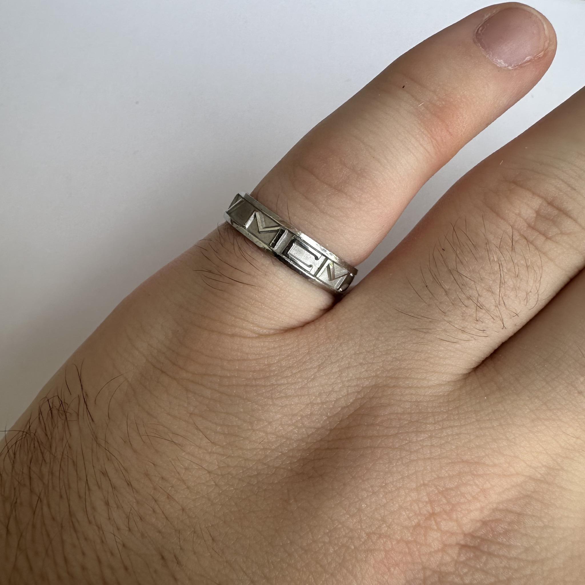 Estate Roman Numeral Platinum Ring - 8.11 Grams, Size 7.5, John Christian For Sale 1