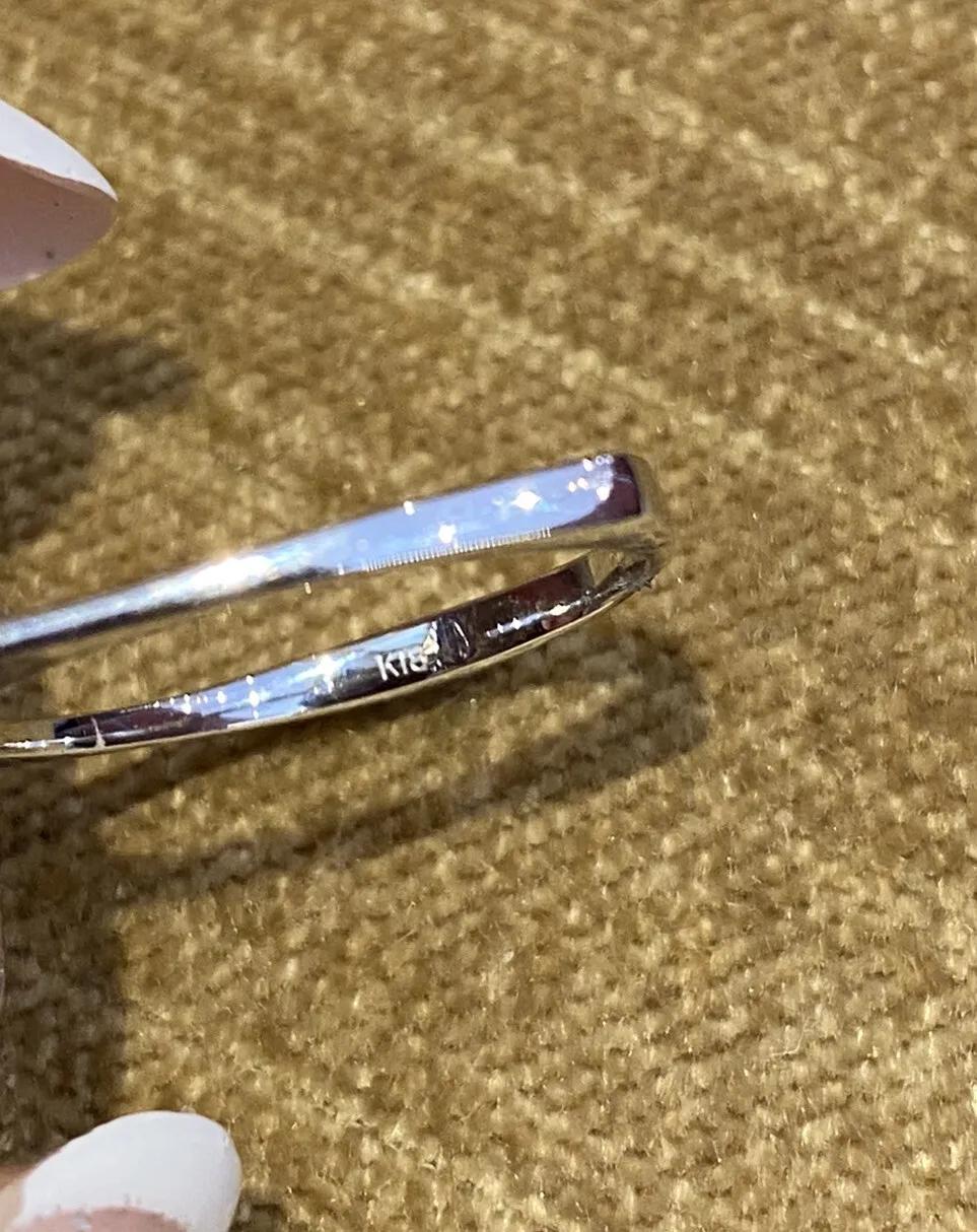 Estate Ruby and Diamond Ring in 18k White Gold and 18k Yellow Gold For Sale 2