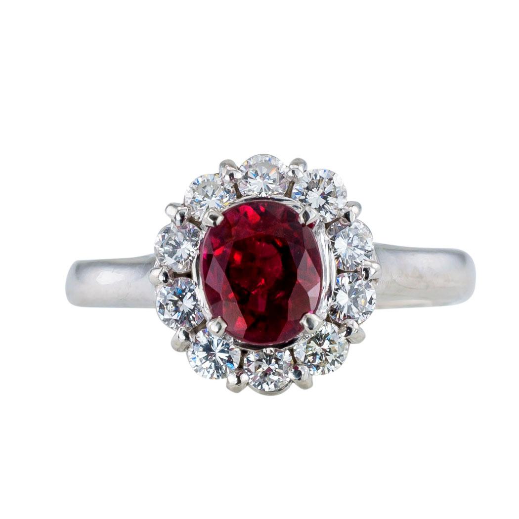 estate ruby engagement ring