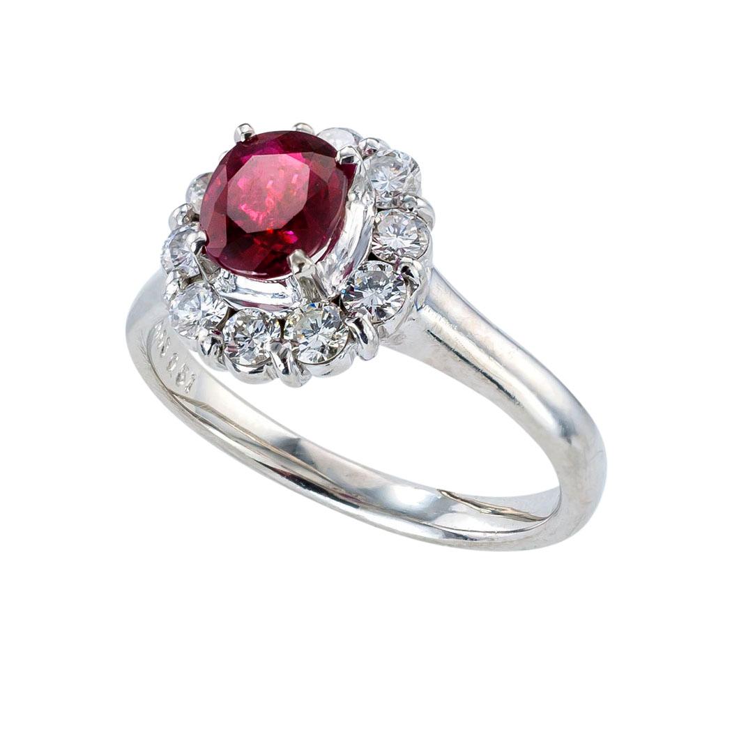 platinum ruby ring