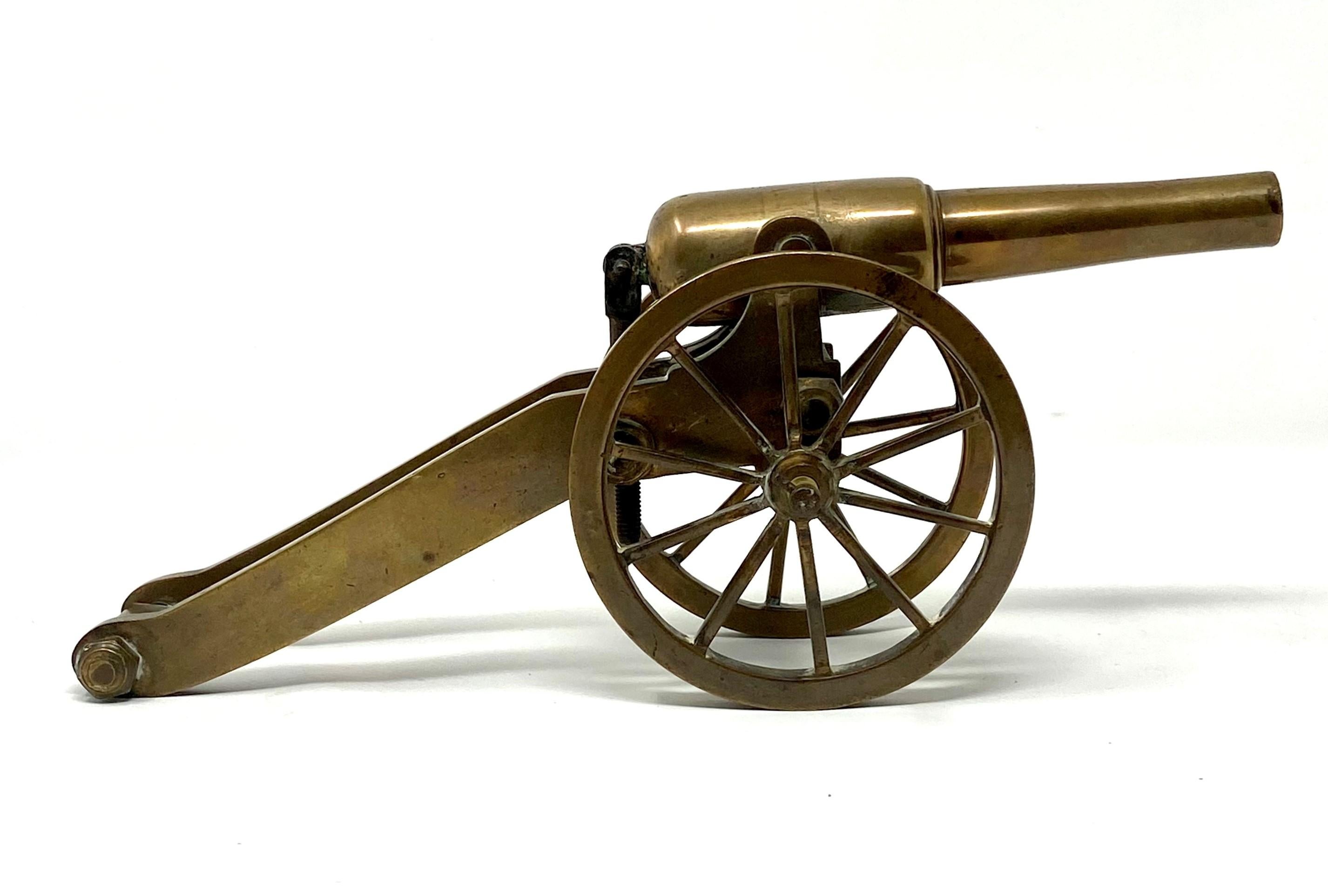 miniature bronze cannon