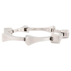 Estate Sterling Silver Nail Bracelet