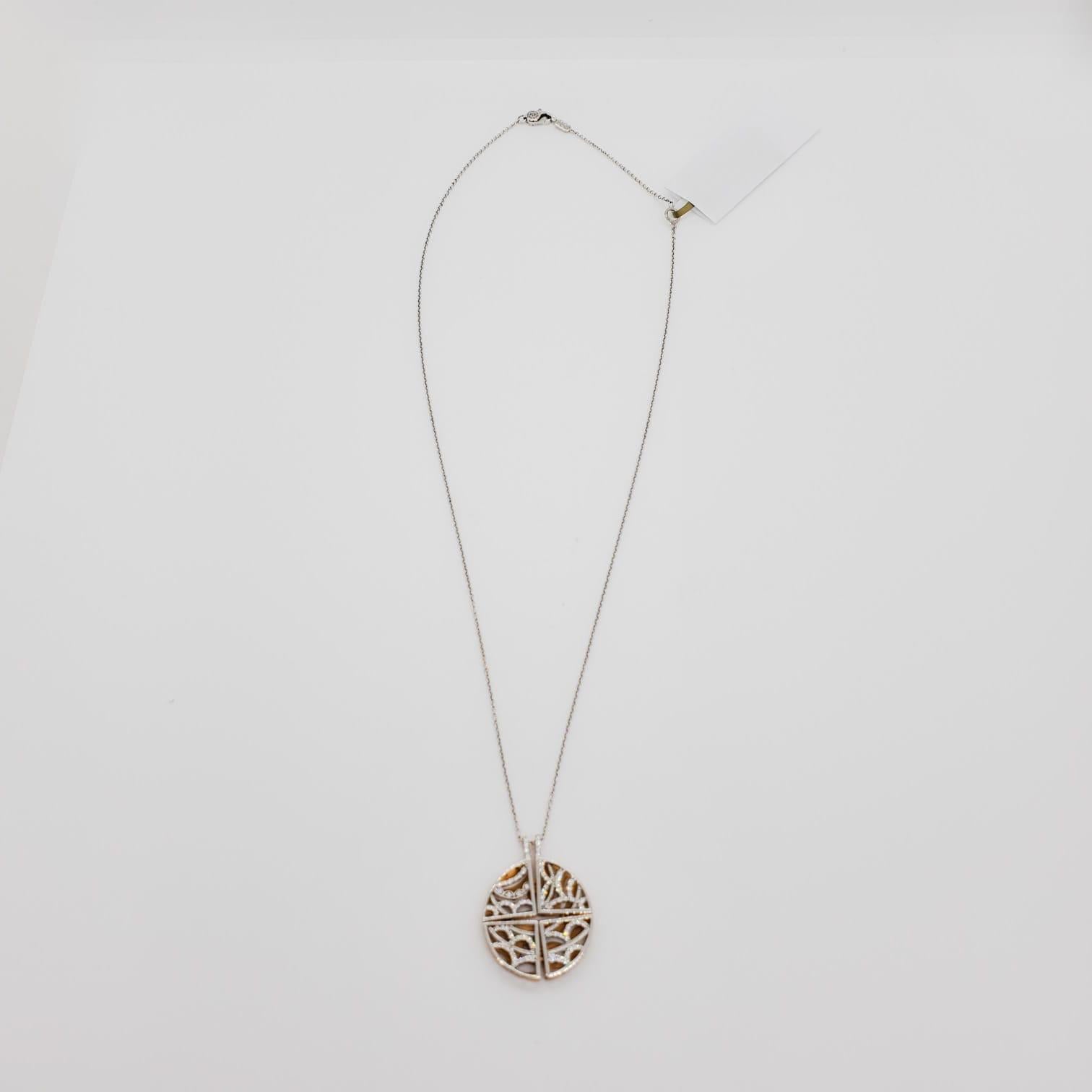 Estate Tacori Diamond Pendant Necklace 1