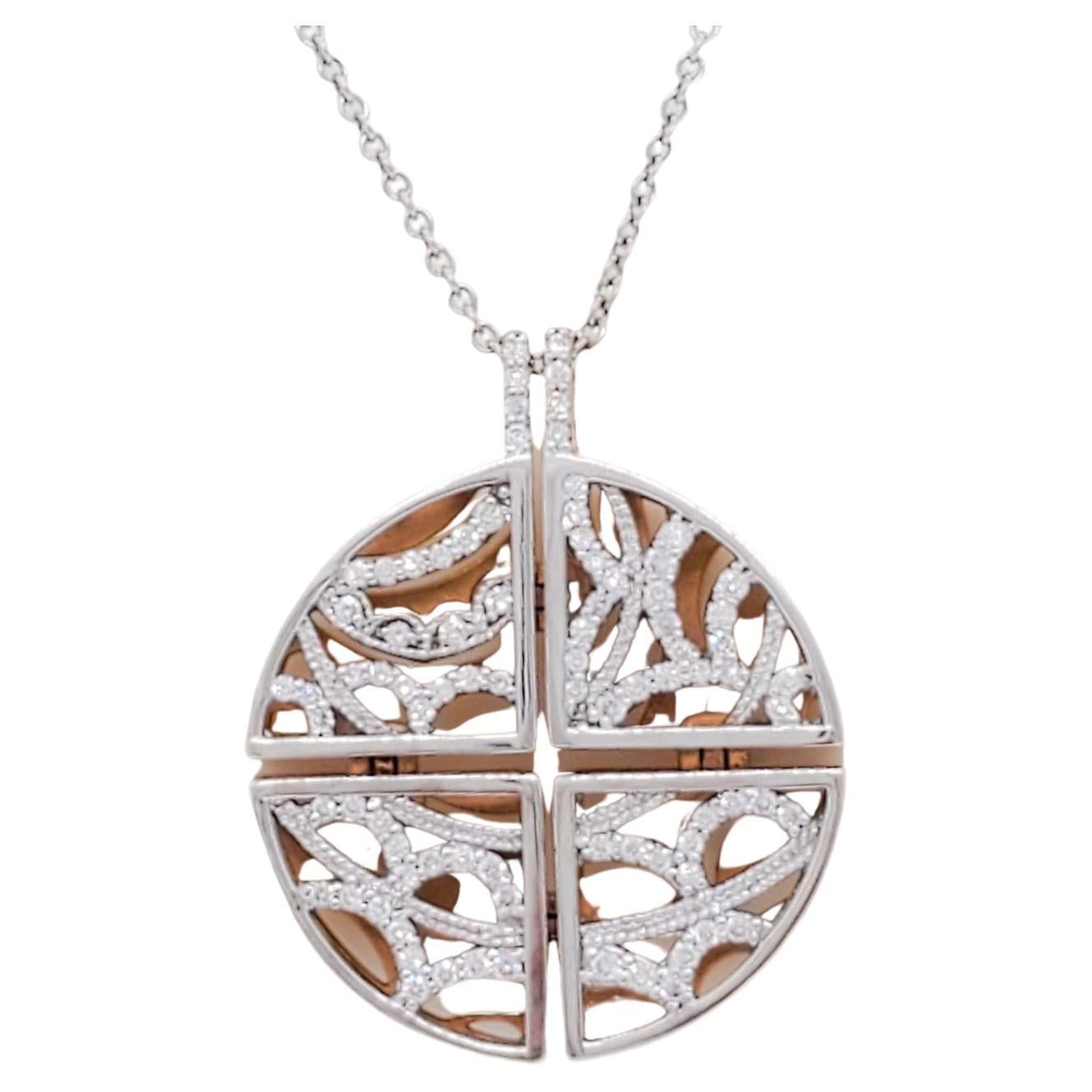 Estate Tacori Diamond Pendant Necklace