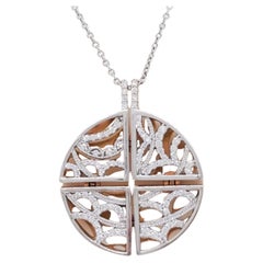 Estate Tacori Diamond Pendant Necklace