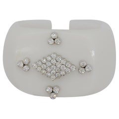 Estate Tallarico Manchette en diamant blanc
