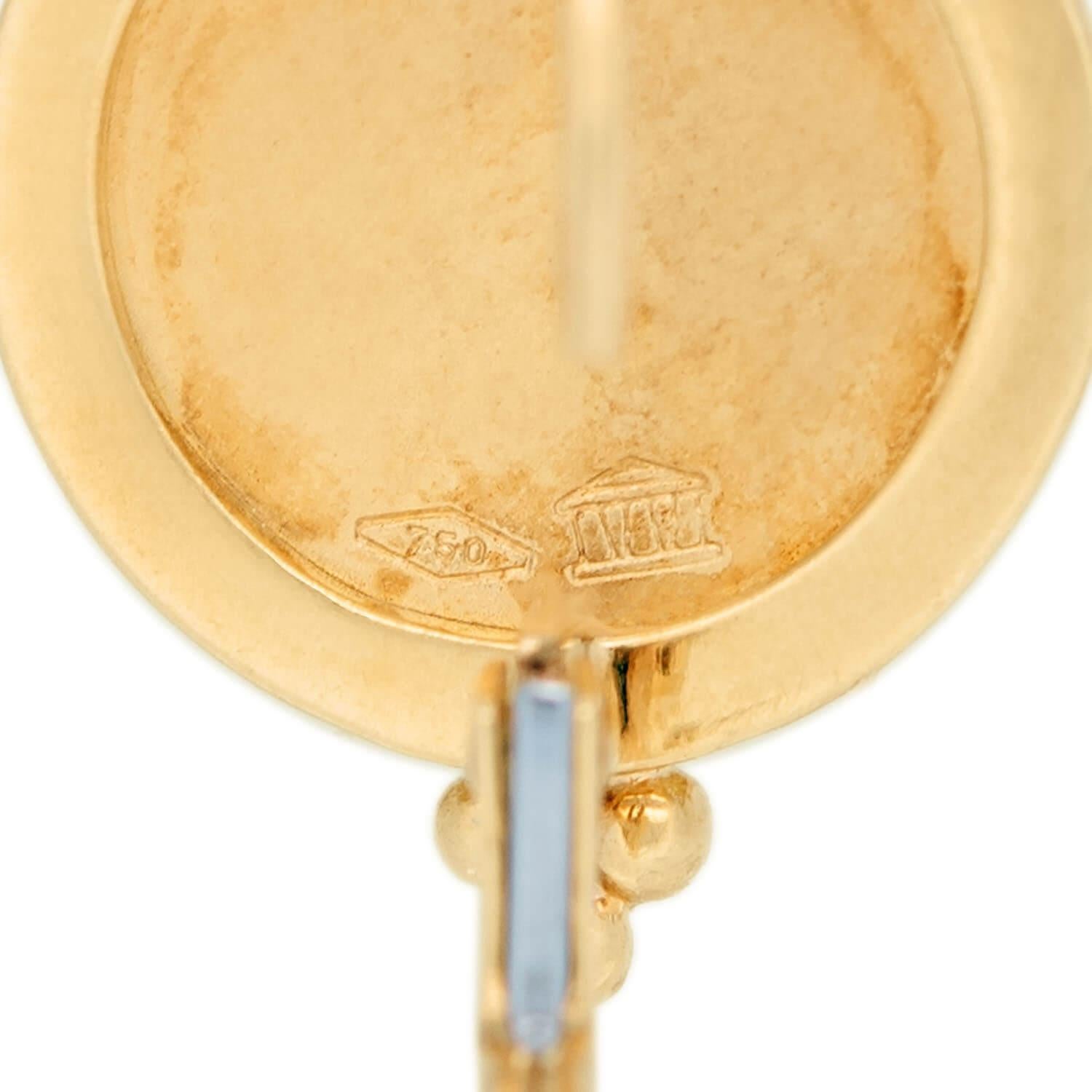 Nachlass Temple St. Clair 18k Cherub-Ohrringe für Damen oder Herren im Angebot