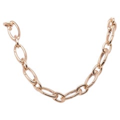 Estate Tiffany & Co. 18K Yellow Gold Oval Link Bracelet - VHK#404a