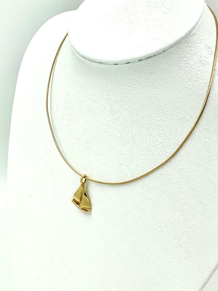 Tiffany sailboat necklace best sale