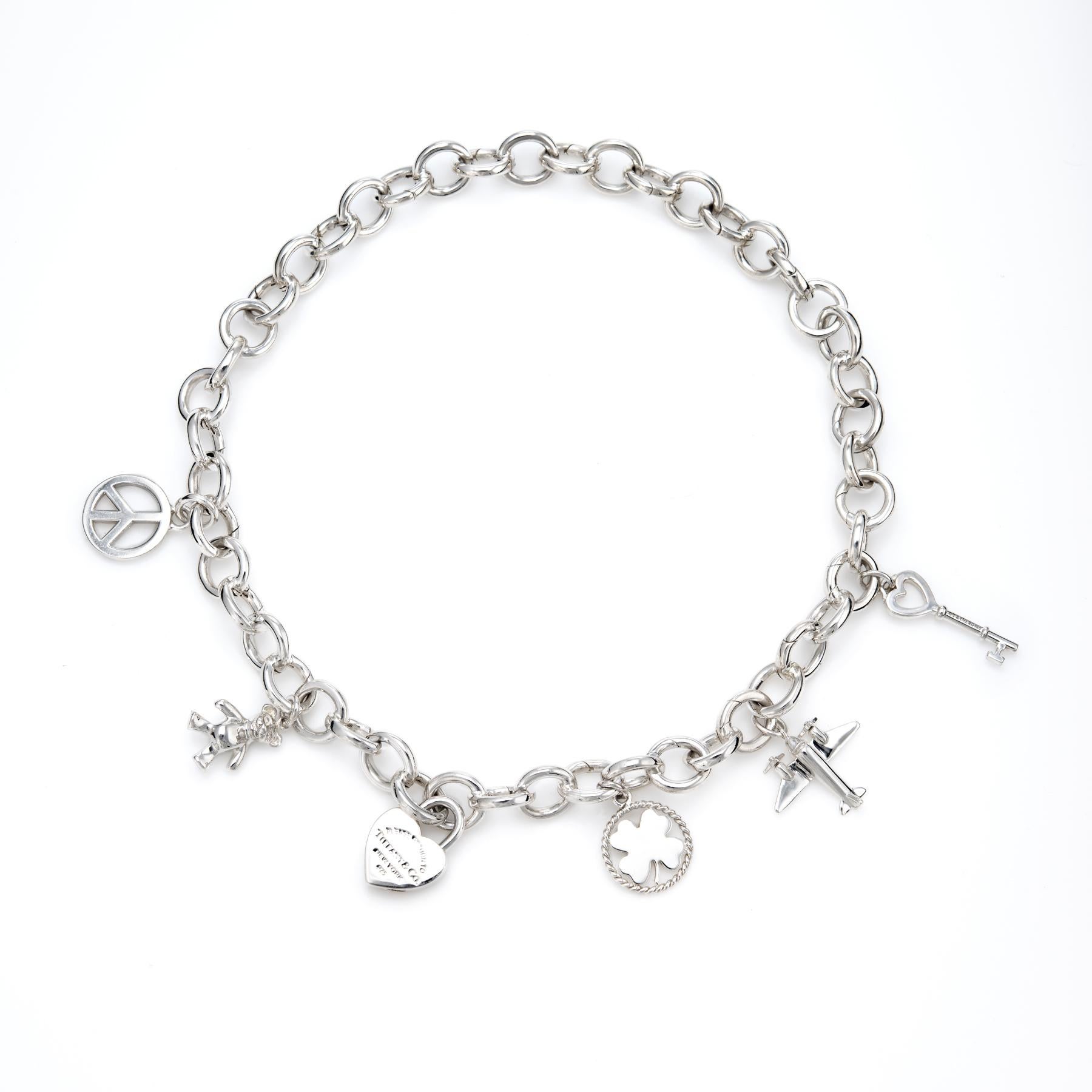 tiffany airplane necklace