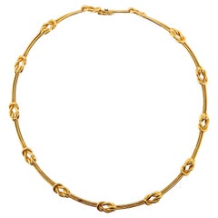 Estate Tiffany & Co. France Gold Necklace