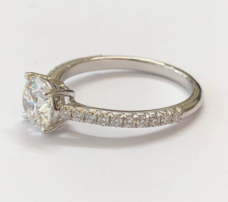 Estate  Tiffany and Co Harmony Engagement  Ring  For Sale  at 