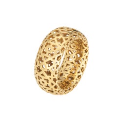 Estate Tiffany & Co Marrakesh Band Sz 6 Paloma Picasso Ring 18k Gold Signed
