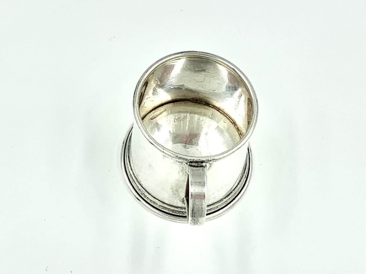 Américain La succession de Tiffany & Co. A Silver Tankard Form A Baby Cup en vente