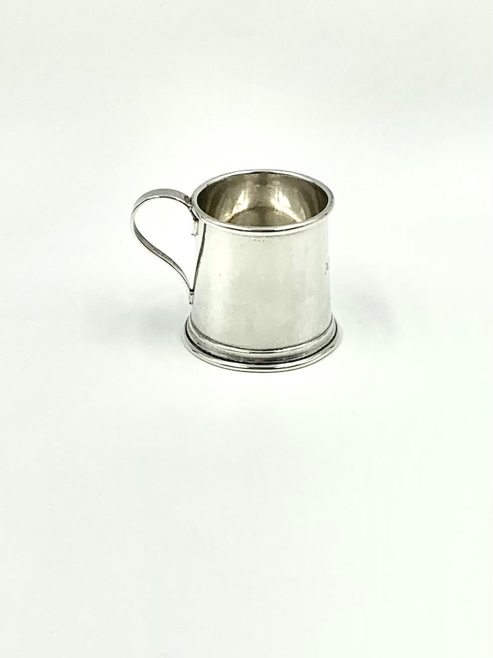 La succession de Tiffany & Co. A Silver Tankard Form A Baby Cup en vente 1