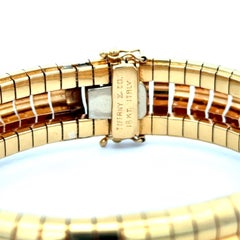 Estate Tiffany & Co. Three Row Flexible Bracelet in 18K Yellow Gold
