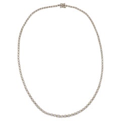 Tiffany & Co. Collier Riviera « Victoria » en or 18 carats et diamants