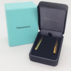 Estate Tiffany & Company 18k Yellow Gold Dangle Earrings
