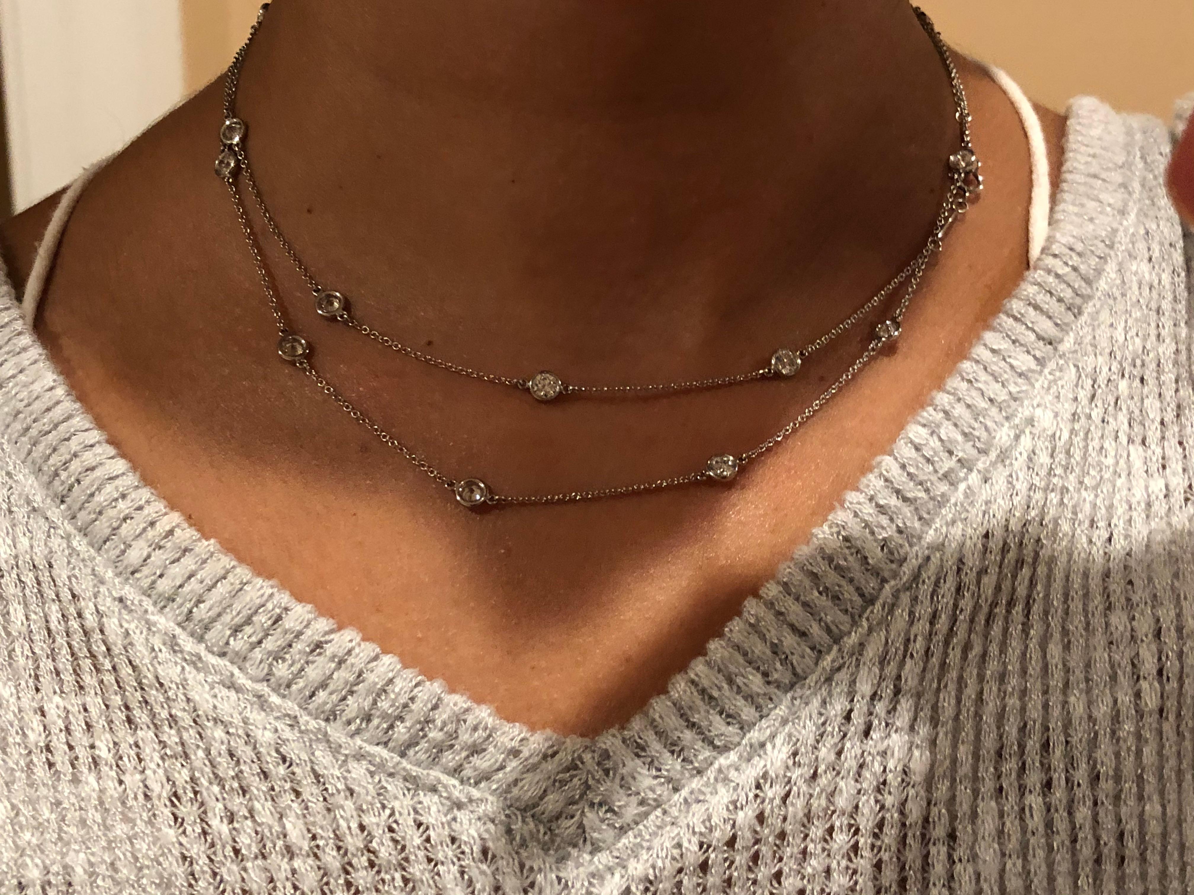 elsa peretti diamonds by the yard necklace review
