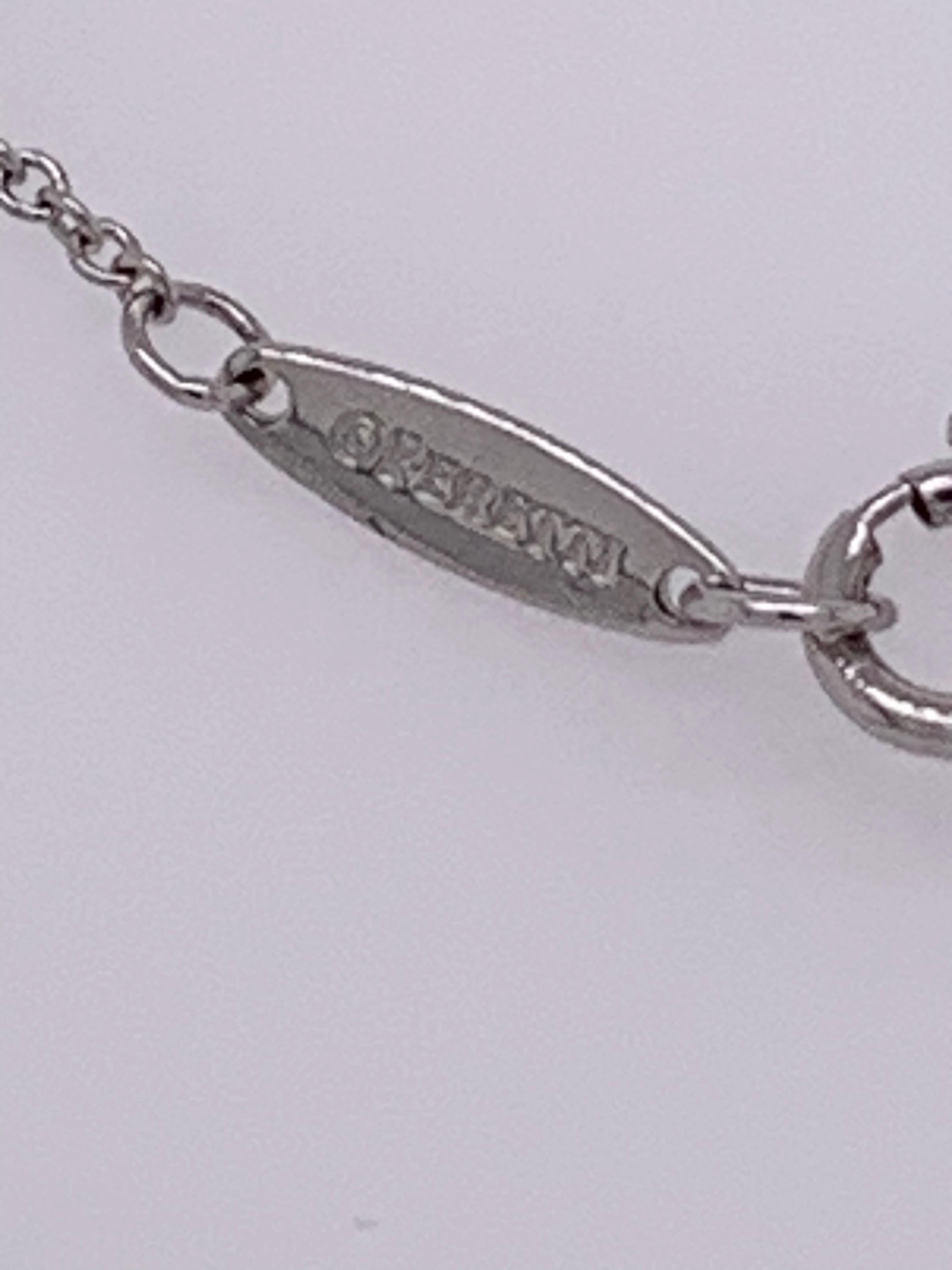 Estate Tiffany Elsa Peretti Diamonds by the Yard Necklace In Good Condition In Manhasset, NY