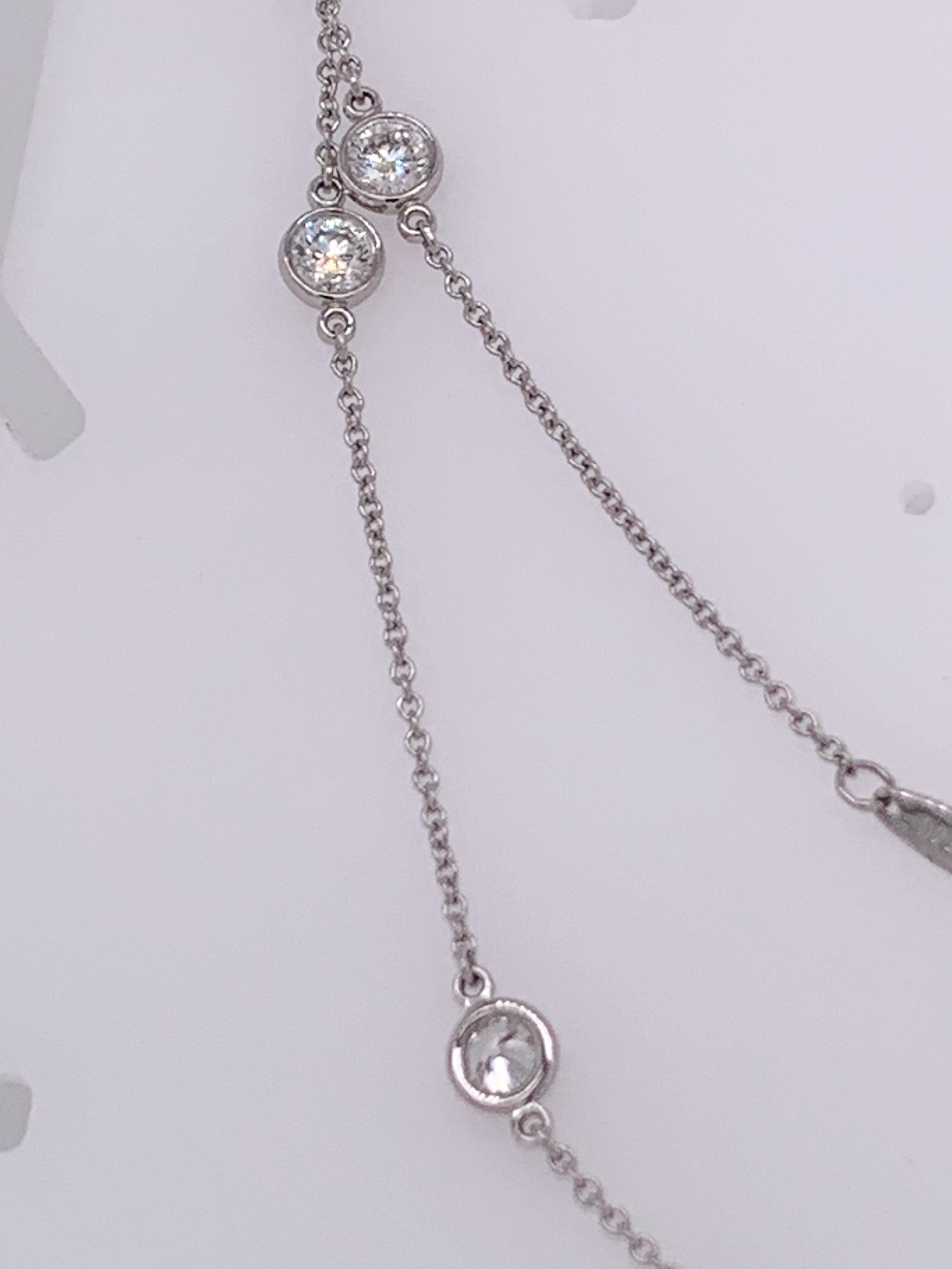 Estate Tiffany Elsa Peretti Diamonds by the Yard Necklace 1