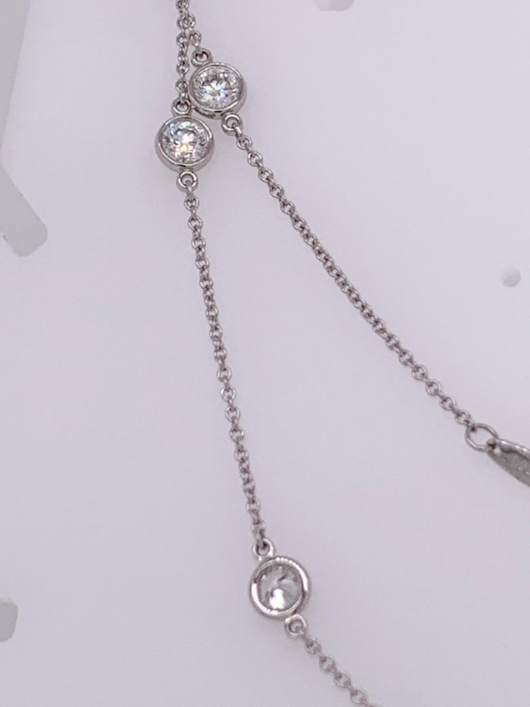 Estate Tiffany Elsa Peretti Diamonds by the Yard Necklace 4