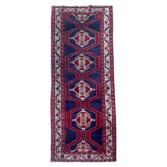 Tapis de couloir géométrique de succession, vers 1970