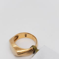 Estate Vail Bear Ring in 14k Yellow Gold