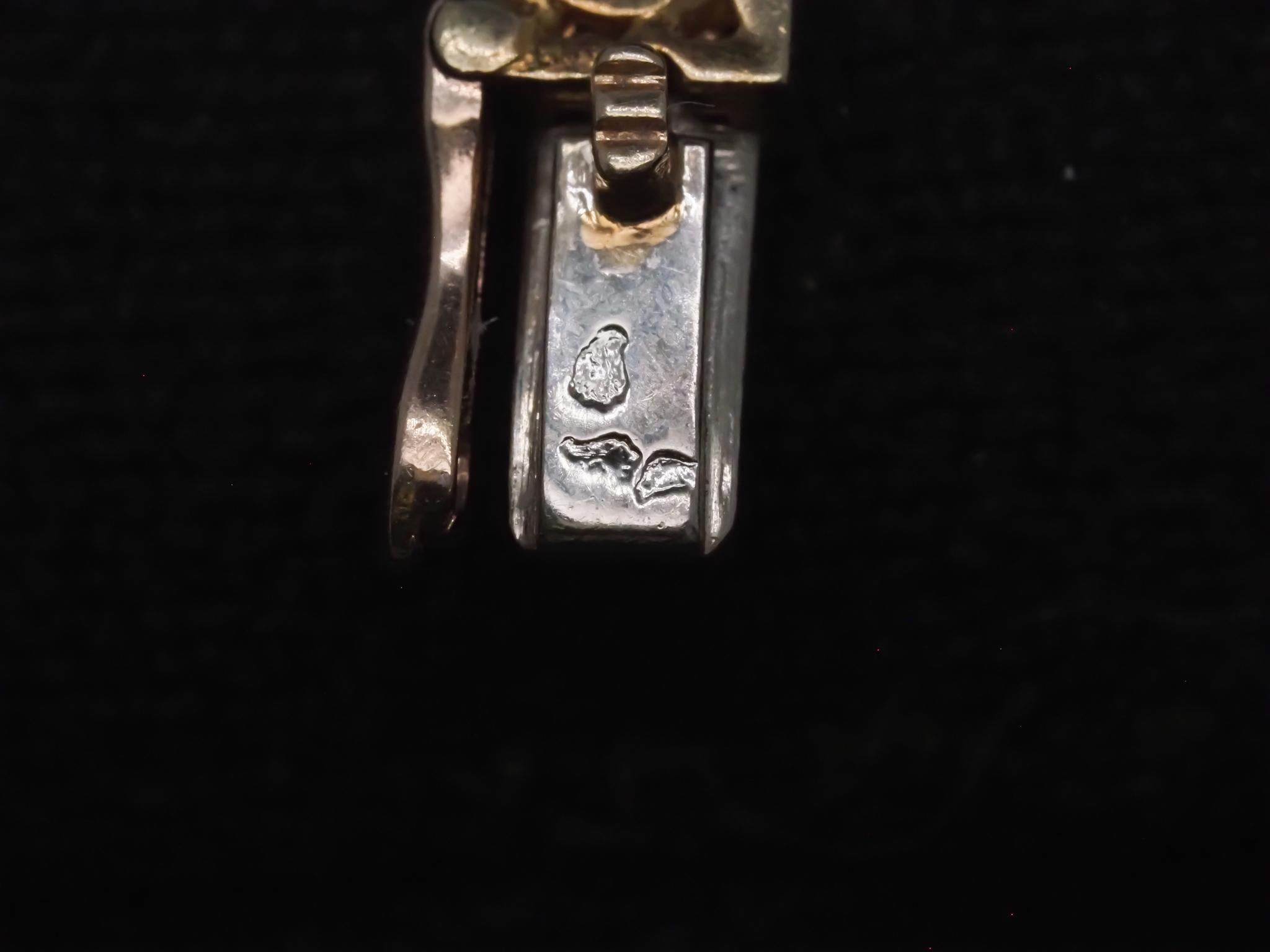 Collar Estate Van Cleef & Arpels de eslabones franceses y diamantes - VHK#1004 en venta 8