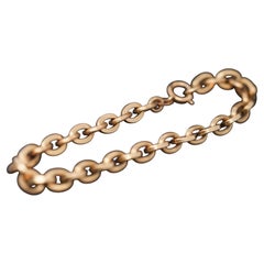 Estate Vintage 18K Yellow Gold Link Bracelet - VHK#335